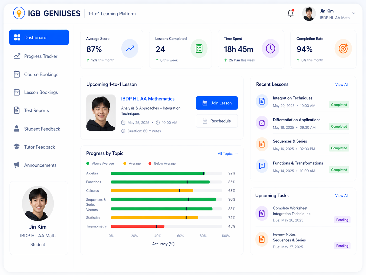 IGB Progress Tracker